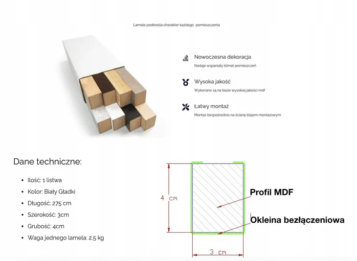lamele-scienne-3d-artisan-mega-12-kolorow-grubosc-40-mm