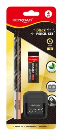 zestaw-szkolny-keyroad-black-pencil-set-czarny-blister