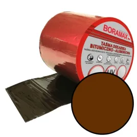 tasma-dekarska-100mm-10m-brazowa-bitumiczna-samoprzylepna-boramax-bot-dk-br