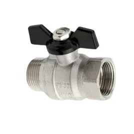 zawor-kulowy-z-dlawikiem-3-4-wzw-prosty-czarny-motylek-tytan-hydroland-zkw