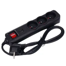 przedluzacz-3m-czarny-listwa-3x240v-usb-kraftanddele-kd4032