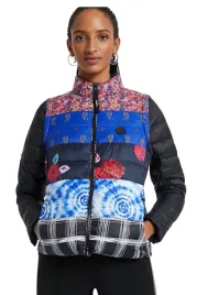 kurtka-damska-desigual-copenhagen-przejsciowa-czarna-bezrekawnik