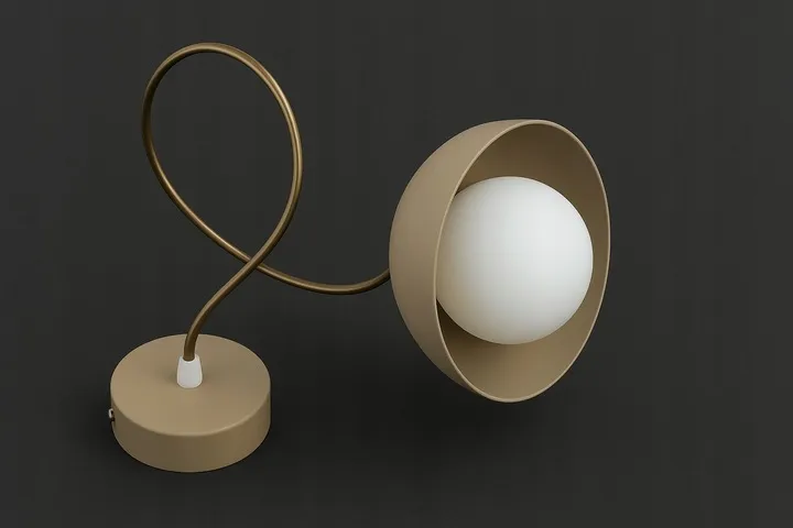 lampa-sufitowa-wiszaca-zyrandol-plafon-ecru-bez-cosmo-stan-nowy