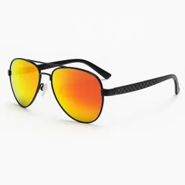 stylowe-okulary-przeciwsloneczne-w-etui-zloto-czerwone-lustra