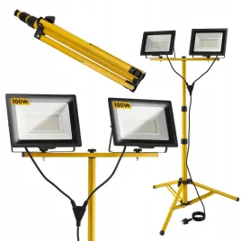 halogen-led-statyw-budowlany-naswietlacz-2x-100w-przewod-zestaw-stojak