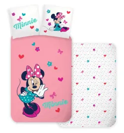posciel-do-lozeczka-100x135-cm-myszka-minnie-rozowa-miki-mickey-bawelna