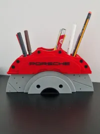 organizer-na-biurko-3d-porsche-stojak-na-dlugopisy-olowki-zacisk-hamulcowy