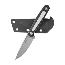 noz-real-steel-dex-3501bw-satin-k110-black-and-white-g10-black-kydex