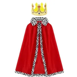 stroj-krola-czerwony-z-korona-peleryna-krol-jaselka-boze-narodzenie