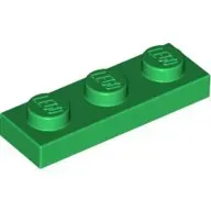 lego-plytka-1x3-3623-4107758-zielony-1-szt