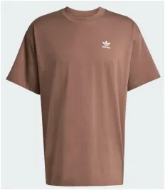 t-shirt-meski-adidas-oversize-brazowy-z-malym-logo-m