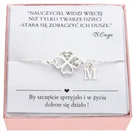 bransoletka-na-dzien-nauczyciela-z-koniczynka-dowolna-literka-srebro-925