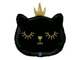 balon-foliowy-kocia-ksiezniczka-czarny-49x52-cm-1-szt