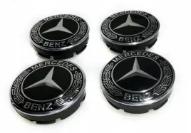 mercedes-dekielki-kapsle-znaczki-alufelg-56mm-52mm-4szt