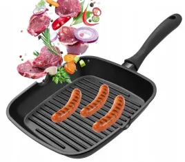 patelnia-grillowa-royal-24-cm-do-smazenia-jedzenia-kielbaski-warzywa