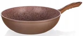 patelnia-wysoka-gleboka-wok-28-cm-brazowa-banquet-aluminiowa-do-pieczenia