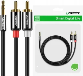 kabel-1m-mini-jack-2-x-rca-cinch-chinch-ugreen-kabel-audio-mocny