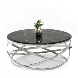 okragly-stolik-kawowy-czarny-marmur-zefir-100-cm-podstawa-chrom-polysk