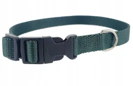 polski-producent-champion-obroza-z-tasmy-zatrzask-40-16-cm-zielona