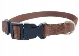polski-producent-champion-obroza-z-tasmy-zatrzask-40-16-cm-brazowa