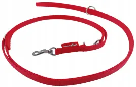 champion-smycz-dla-malego-psa-tasmowa-regulowana-225cm-tasma-10cm-czerwona