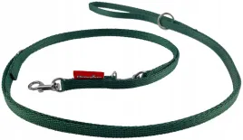 champion-smycz-dla-malego-psa-tasmowa-regulowana-225cm-tasma-10cm-zielona