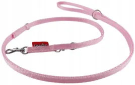 champion-smycz-dla-malego-psa-tasmowa-regulowana-225cm-tasma-10cm-rozowa