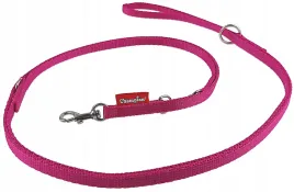 champion-smycz-dla-malego-psa-tasmowa-regulowana-225cm-tasma-10cm-fuksja