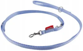 champion-smycz-dla-malego-psa-tasmowa-regulowana-225cm-tasma-10cm-blekitna