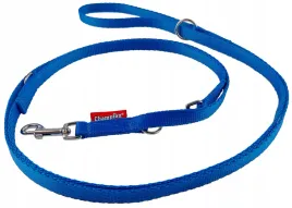 champion-smycz-dla-malego-psa-tasmowa-regulowana-225cm-tasma-13cm-niebiesk