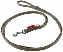 champion-smycz-dla-malego-psa-tasmowa-regulowana-225cm-tasma-13cm-khaki