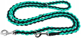 champion-smycz-dla-psa-linka-pleciona-regulowana-25m-czarna-niebieska