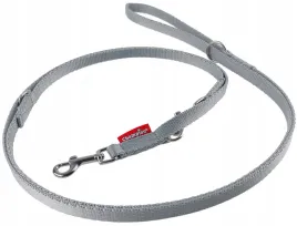 champion-smycz-dla-malego-psa-tasmowa-regulowana-225cm-tasma-13cm-szara