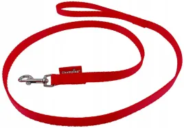 smycz-dla-malego-psa-tasmowa-klasyczna-120cm-tasma-13cm-champion-czerwona