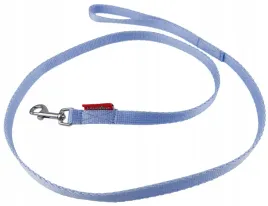 smycz-dla-malego-psa-tasmowa-klasyczna-120cm-tasma-13cm-champion-blekitna