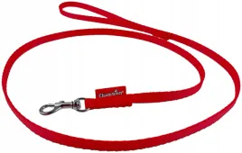 smycz-dla-malego-psa-tasmowa-klasyczna-120cm-tasma-10cm-champion-czerwona