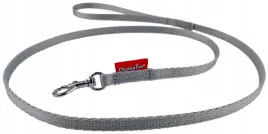 smycz-dla-malego-psa-tasmowa-klasyczna-120cm-tasma-10cm-champion-szary