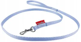smycz-dla-malego-psa-tasmowa-klasyczna-120cm-tasma-10cm-champion-blekitna