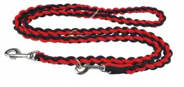 champion-smycz-dla-psa-linka-pleciona-regulowana-25m-czarna-czerwona