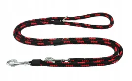 smycz-dla-psa-linka-regulowana-gruba-30m-14cm-champion-czarna-czerwona