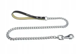 smycz-lancuch-ogniwo-6-skorzana-raczka-110-cm