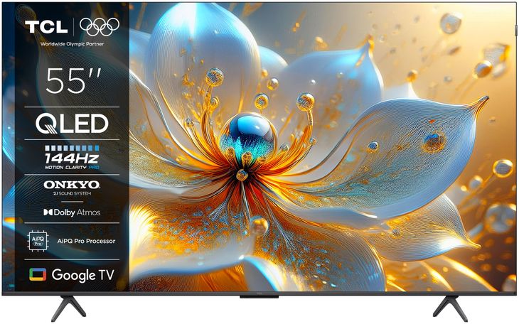 Telewizor QLED TCL 55T8C 55" 4K UHD Internet Smart Wi-Fi 144 hz