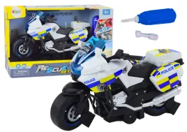 motocykl-do-skrecania-policyjny-diy-swiatla-dzwieki-bialy