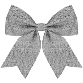 kokardka-swiateczna-na-choinke-20-cm-brokatowa-zawieszka-choinkowa-srebrna