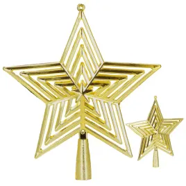 czubek-na-choinke-23-cm-szpic-azurowa-gwiazda-zlota