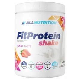 allnutrition-fitprotein-shake-500g-truskawkowy-bialko-kolagen-wolowy