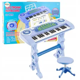 elektroniczne-pianinko-dla-dzieci-z-mikrofonem-37-klawiszy-niebieski