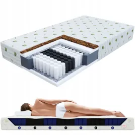 materac-140x200cm-mealg-h3-h4-22cm-kokos-pokrowiec-certyfikat-oeko-tex
