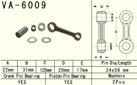 vesrah-korbowod-yamaha-yz-250-yz250-99-20-va6009-made-in-japan