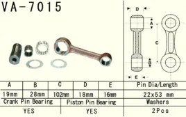 vesrah-korbowod-suzuki-rm-125-rm125-99-03-va7015-made-in-japan